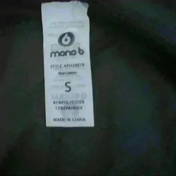 Mono b black lace insert lounge athletic workout leggings size small NWT - Picture 2 of 7